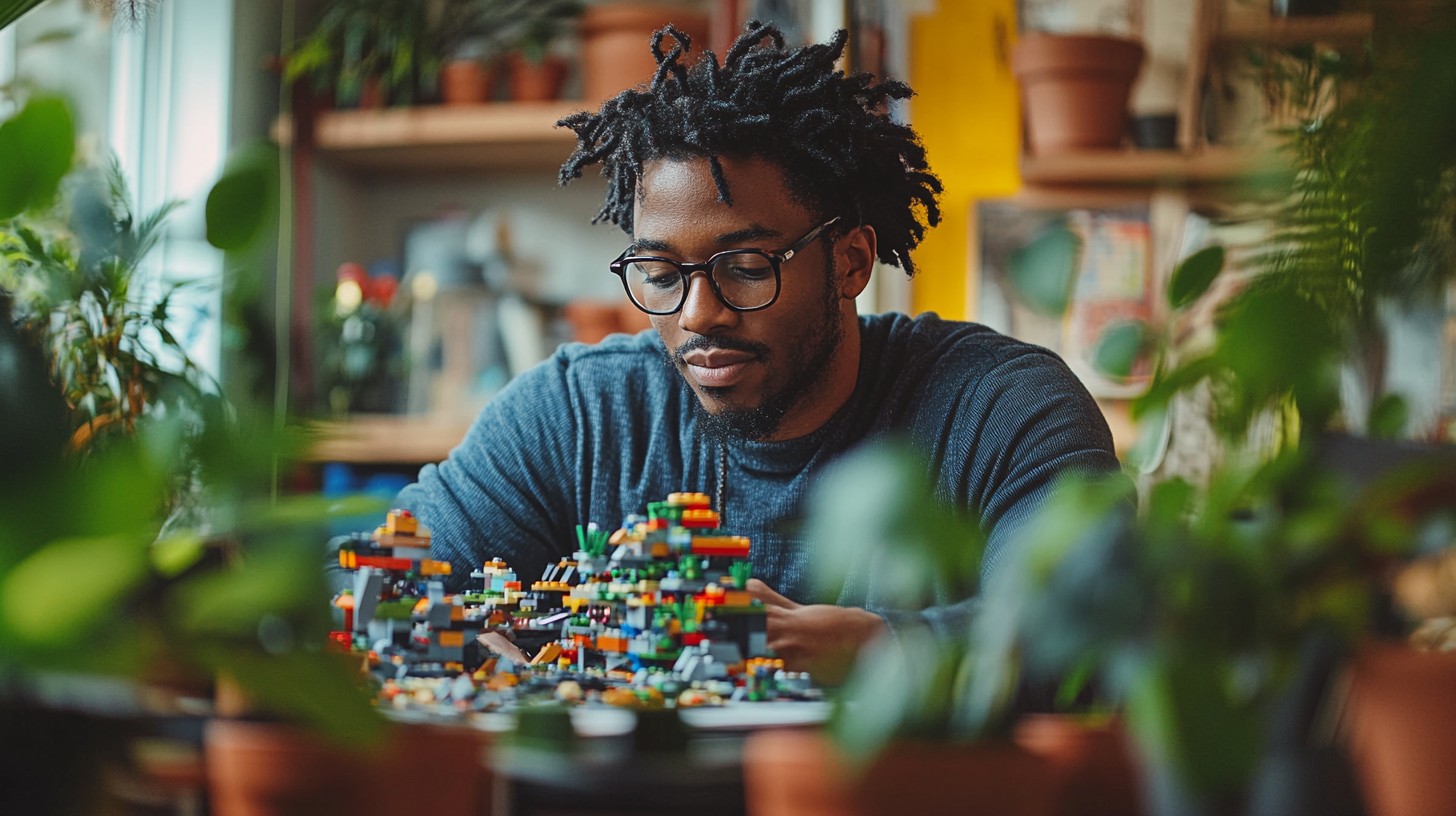 Man Building Things Free Man Building Lego Image - Man, Lego, Building | Download at StockCake