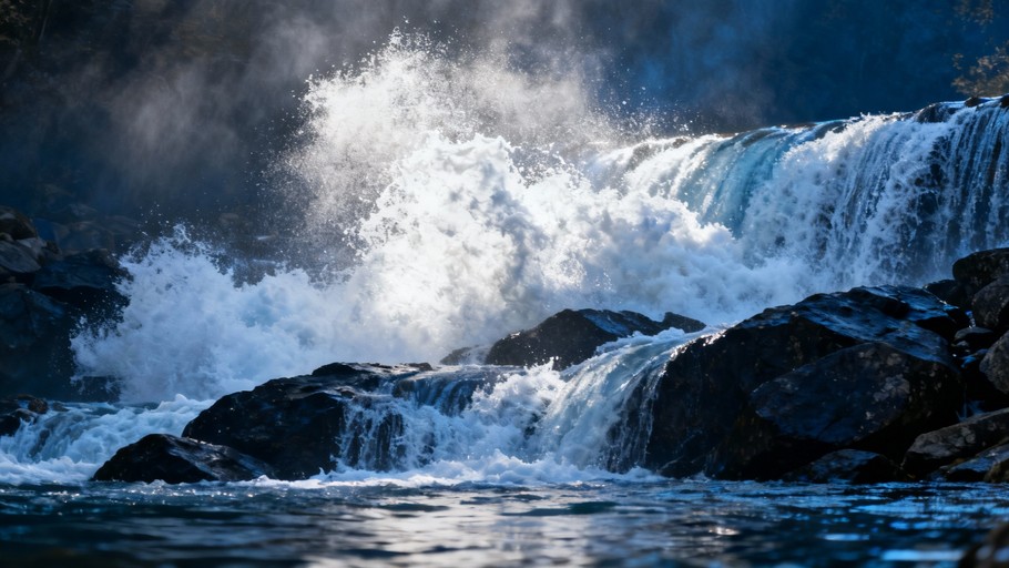 White Cliffs Water Rushing Free Rushing White Waters Image - Waterfall, Cascade, Nature | Download ...