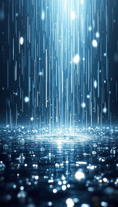 Silver Raining Free Silvery Rain Falls Image - Rain, Anime, Silver | Download at StockCake