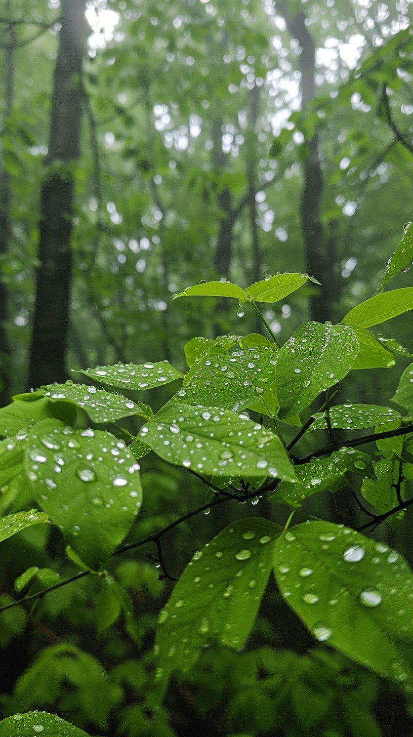 Free Rainy Forest Foliage Image - Rain, Foliage, Green | Download at ...