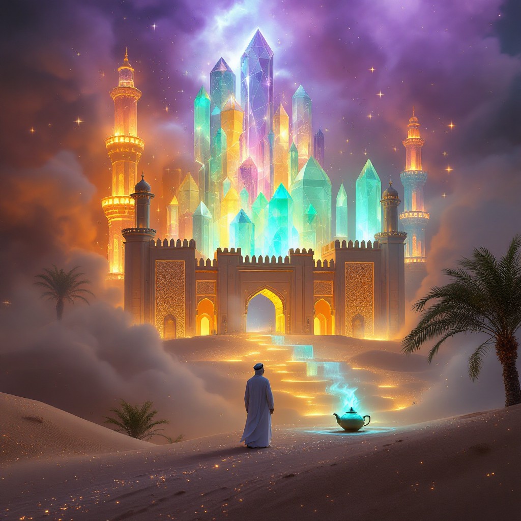 Free Mystical Desert Palace Image - Fantasy, Surreal, Desert | Download ...