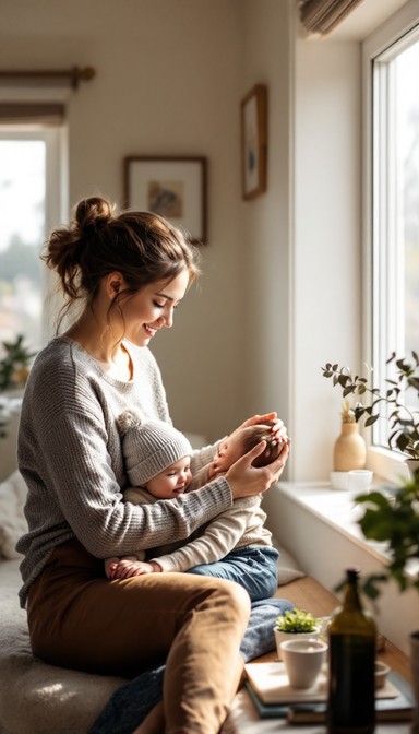Free Gentle Morning Light Image - Motherhood, Nurturing, Window ...