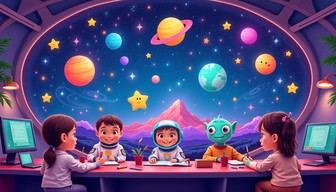 Free Space Command Kids Image - Space, Children, Aliens | Download at ...