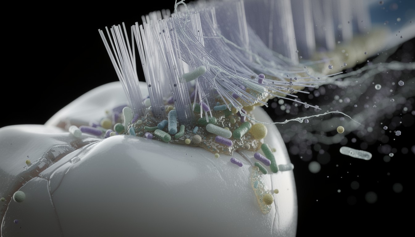Free Bristles Fight Bacteria Image - Toothbrush, Bacteria, Microscopic ...