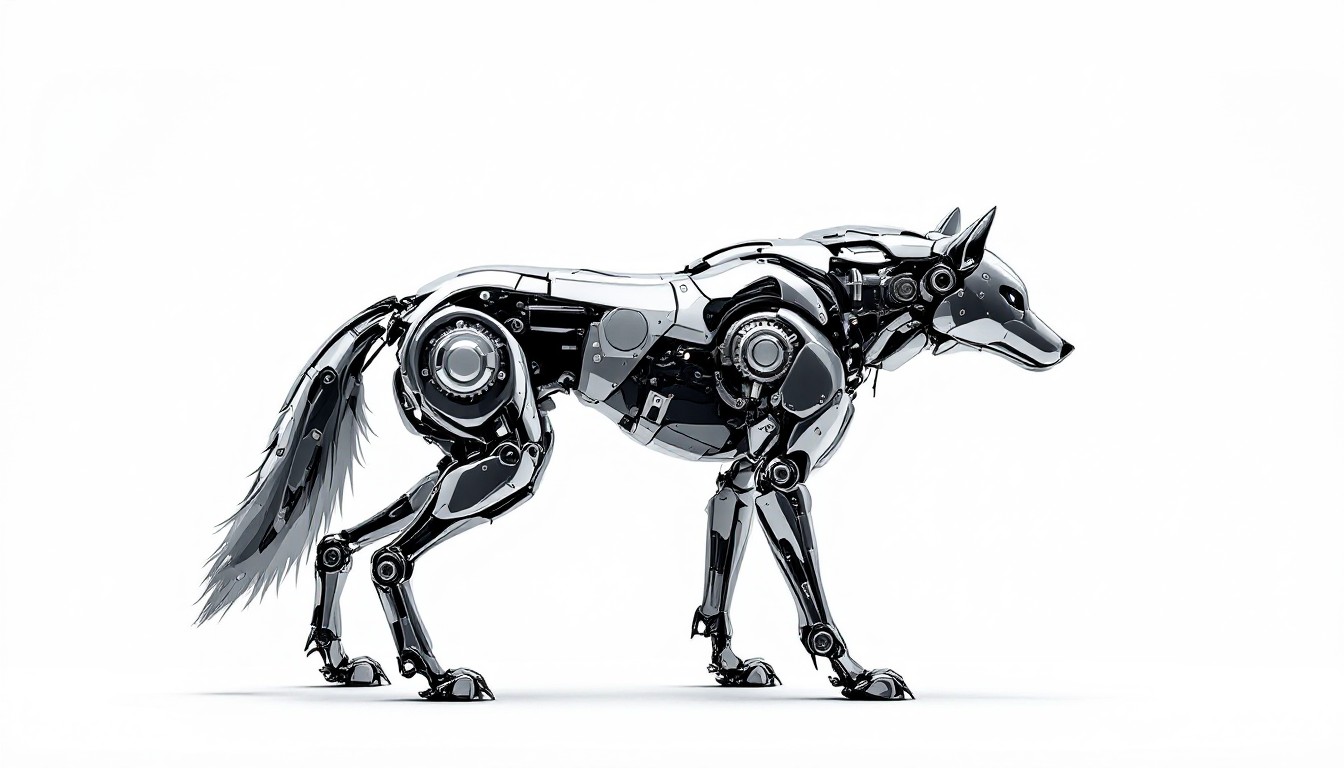 Wolf Like Machine Free Mechanical Wolf Profile Image - Wolf, Robot, Mechanical | Download ...