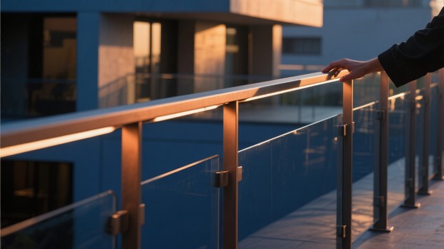 Free Illuminated Copper Railing Image | Download at StockCake