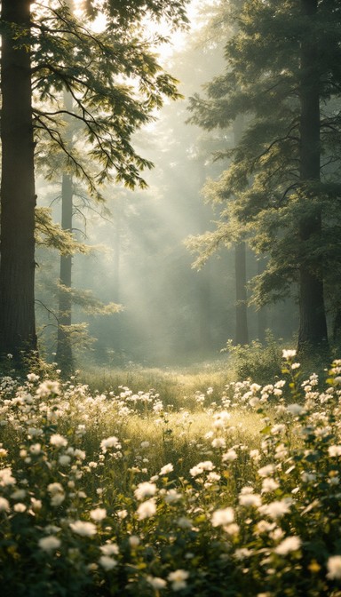Free Misty Forest Light Image | Download at StockCake