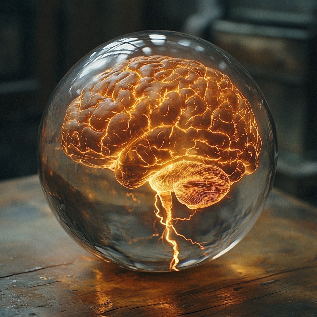 Free Illuminated Brain Sphere Image - Brain, Sphere, Illuminated ...
