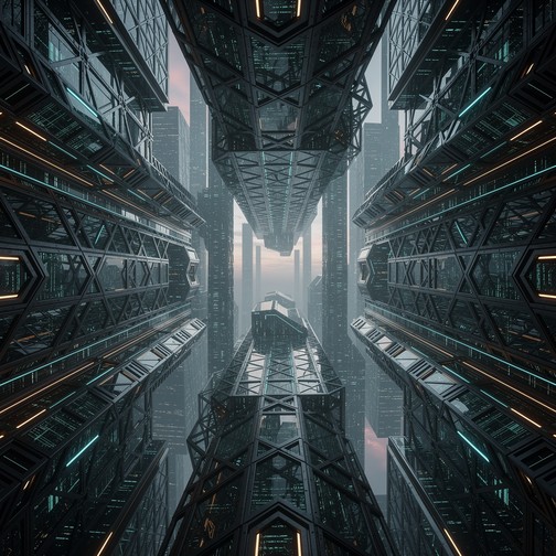 Futuristic High Risers Free Futuristic Glass Towers Image - Futuristic, Skyscrapers ...