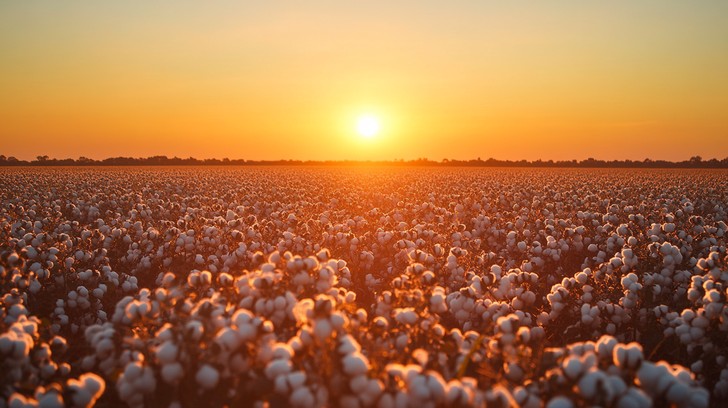 Free Sunset over cotton Image - Sunset, Cotton, Field | Download at ...