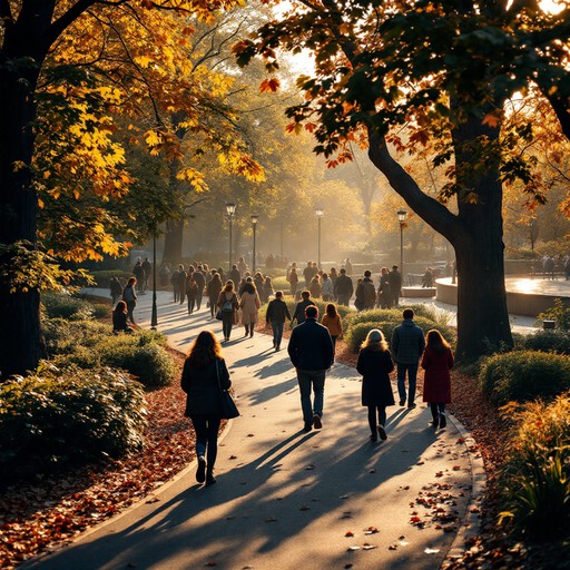 Free Autumn Park Stroll Image - Autumn, Park, Stroll | Download at ...