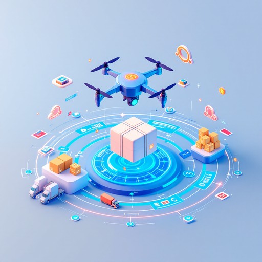 Free Drone Logistics Network Image - Drone, Logistics, Delivery ...