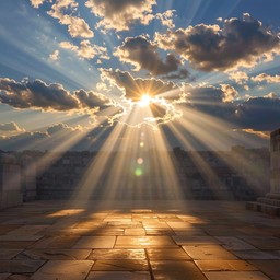 Free Divine Light Breaks Image - Sunbeams, Light, Clouds | Download at ...