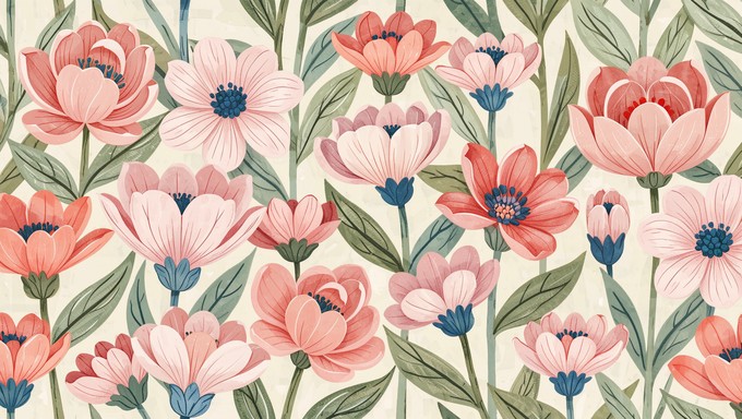 Floral Pattern C Free Fibonacci Floral Pattern Image - Floral, Botanical, Pattern ...