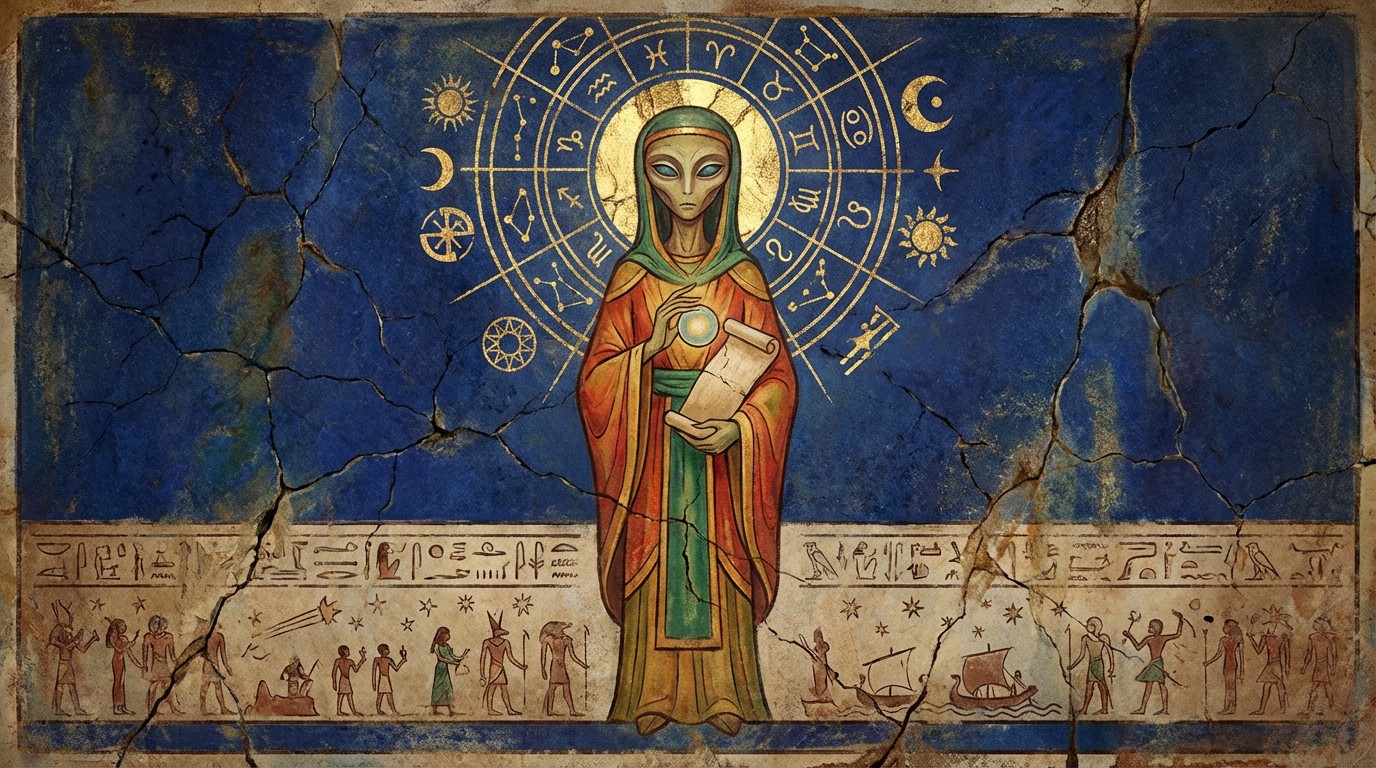 Free Ancient Alien Icon Photo - Alien, Byzantine, Icon | Download at ...