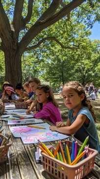 Outside Color Activity Free Outdoor Coloring Activity Image - Children, Coloring, Outdoor ...