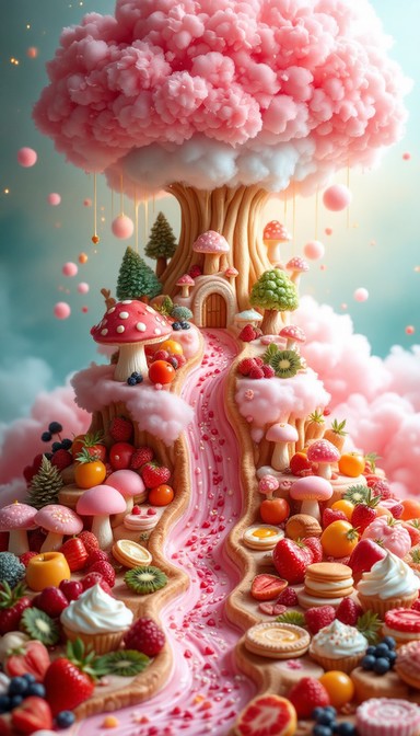 Free Magical Candy Tower Image - Magical, Whimsical, Candy | Download ...