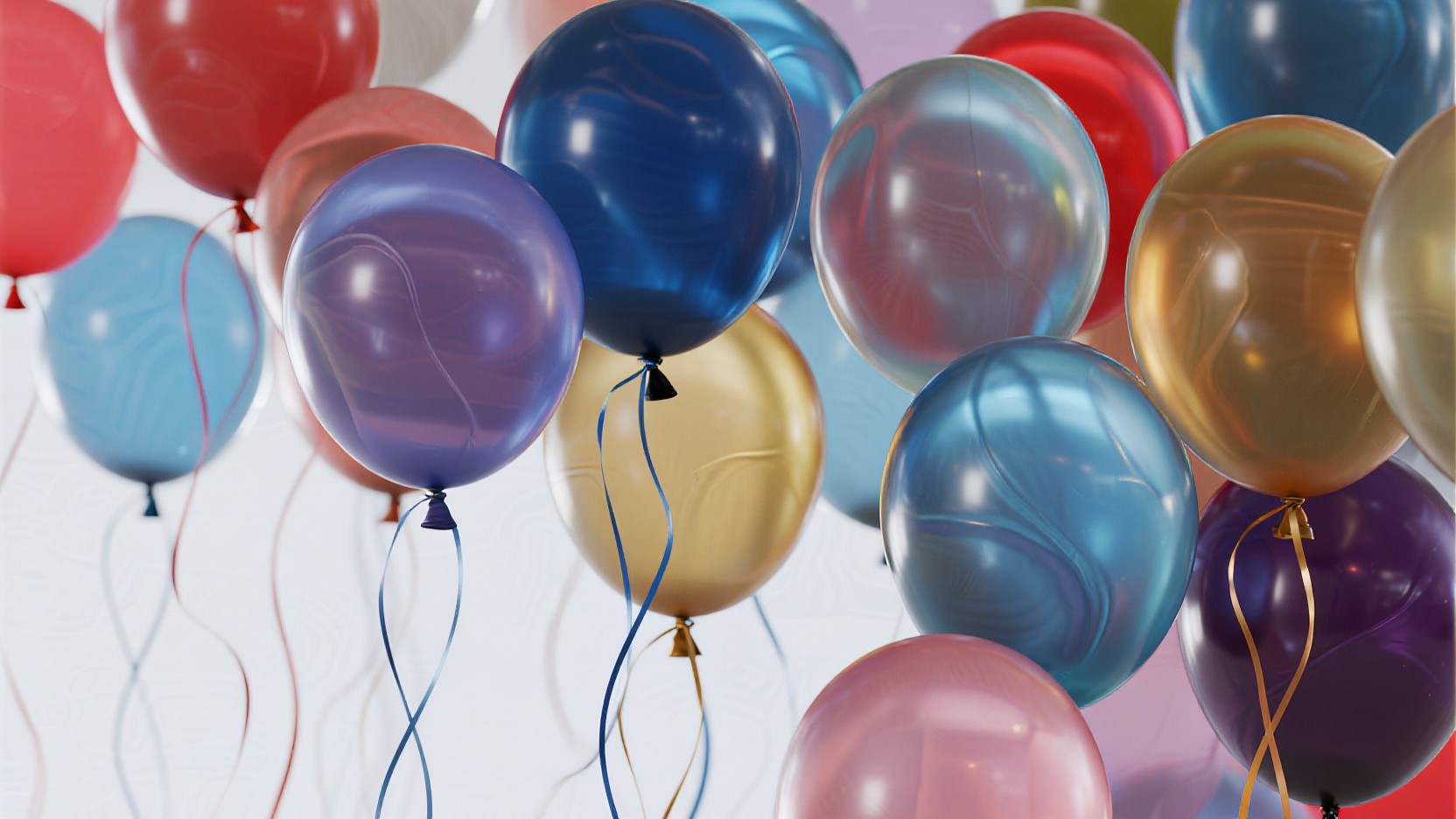 Free Colorful Balloon Collection Image - Balloons, Celebration, Party ...