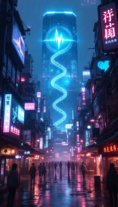 Free Neon Medical Dystopia Image - Cyberpunk, Neon, Futuristic ...
