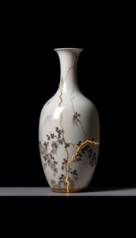 金継ぎされた器の画像をダウンロード - 金継ぎ, セラミック, 花瓶