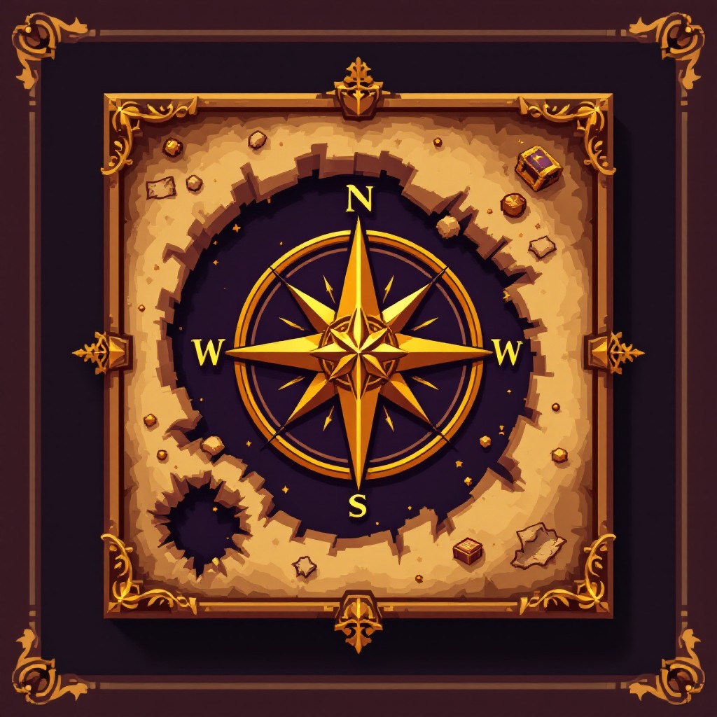 Free Mystical Compass Guide Image - Compass, Pixel, Mystical | Download ...