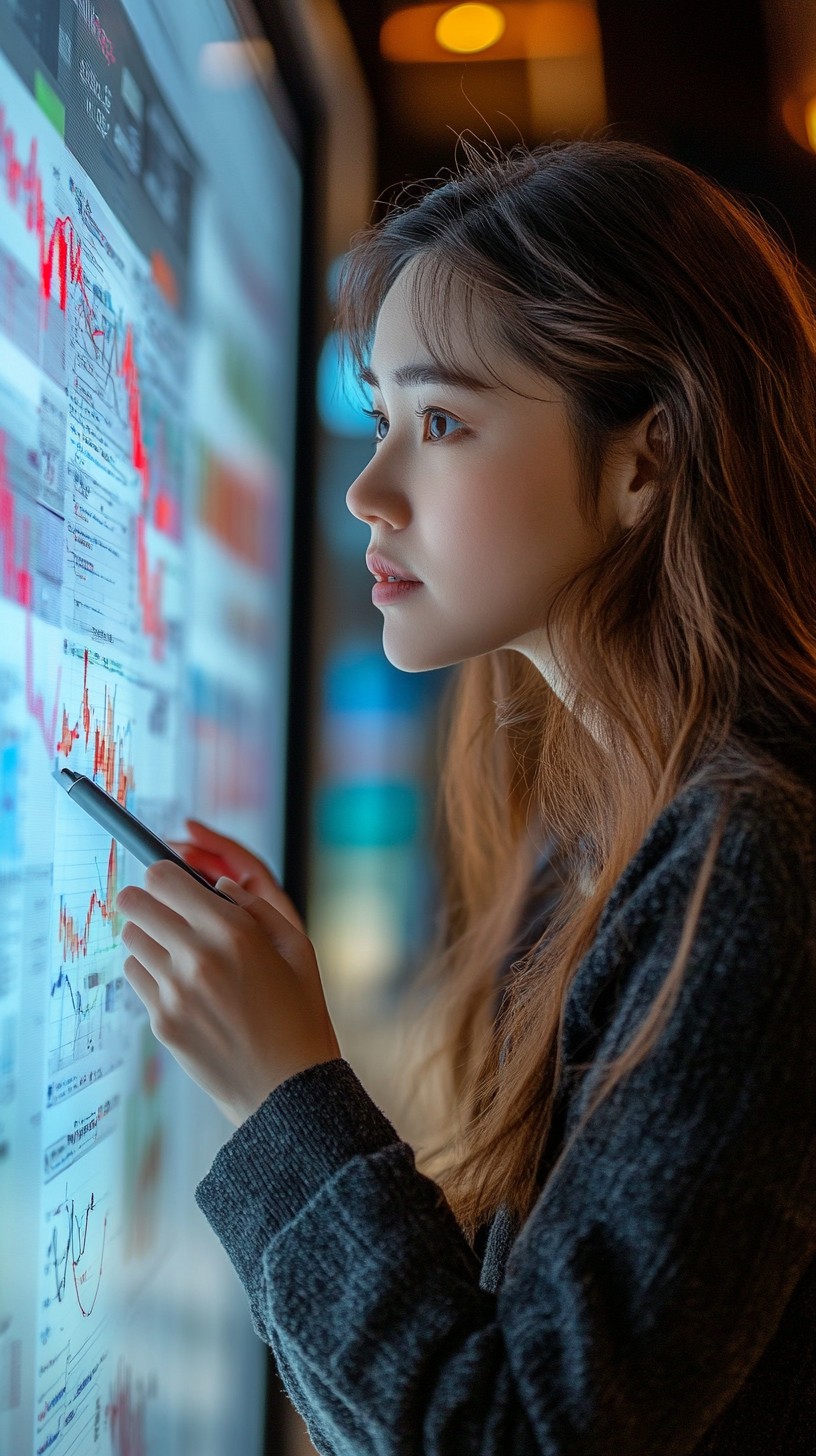 Explore Digital Data Free Analyzing digital data Image - Woman, Technology, Finance ...