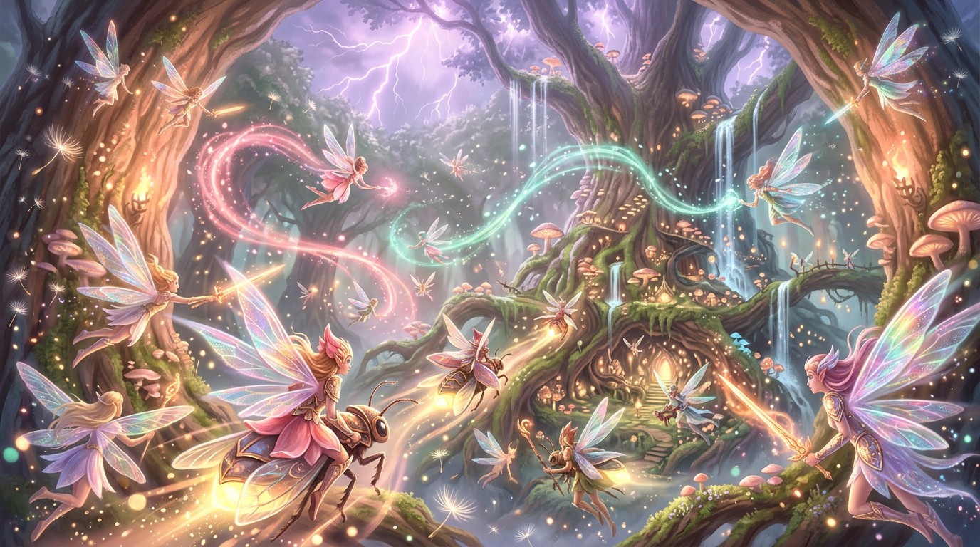 Free Magical Fairy Warriors Image - Fairies, Fantasy, Magical ...