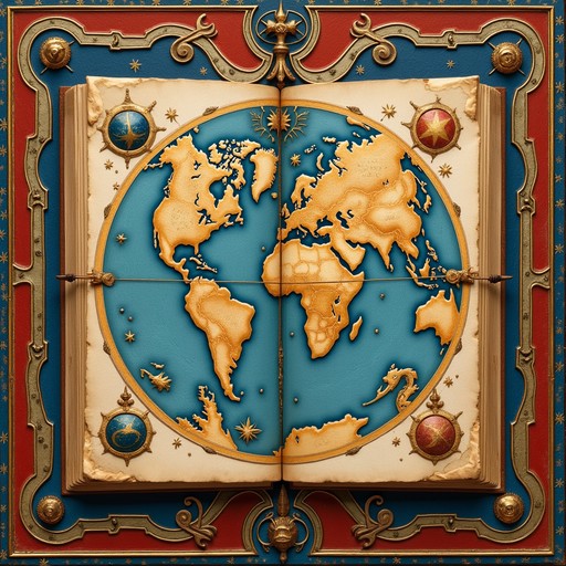 Free Illuminated Earth Atlas Image - Atlas, Cartography, Medieval ...