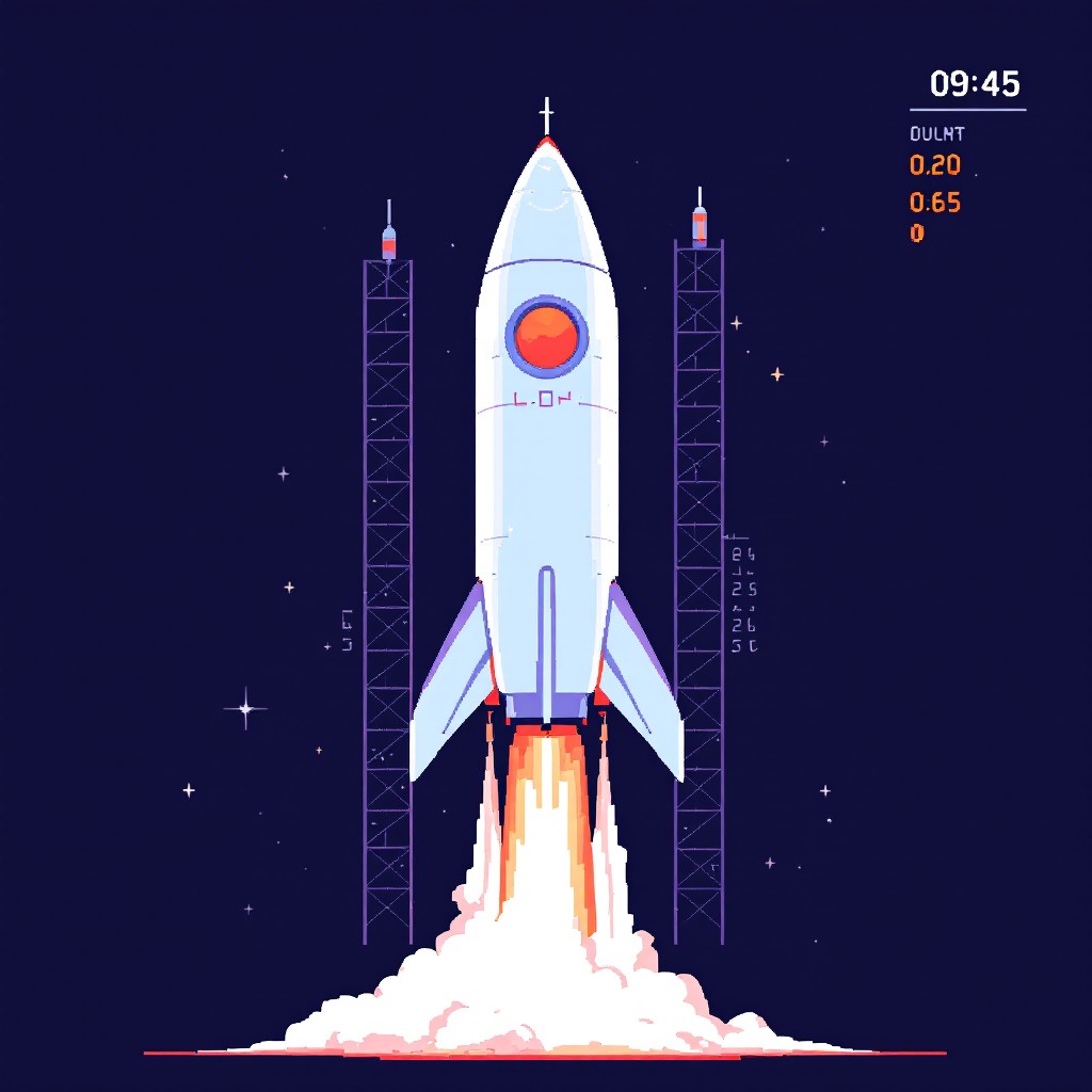 Free Pixel Rocket Launch Image - Rocket, Space, Pixel | Download at ...