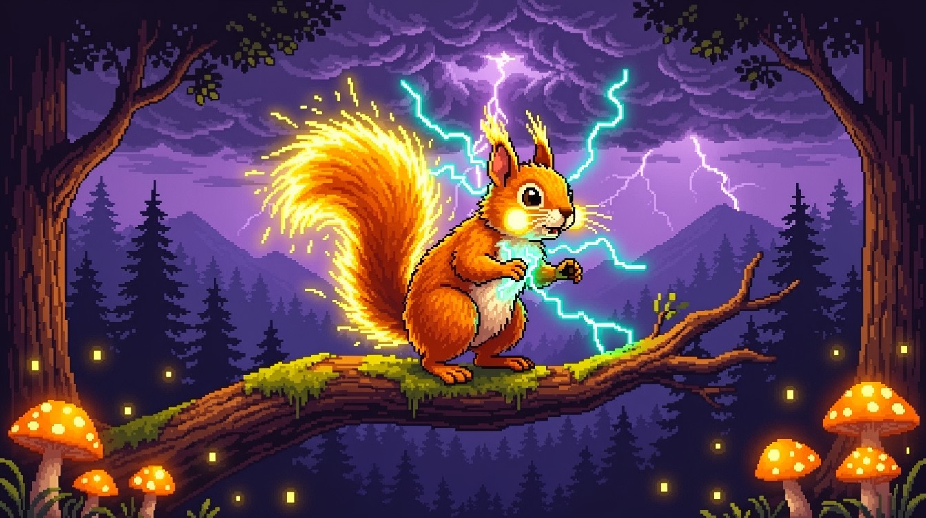 Squirrel Exploding Transformer Free Electric Squirrel Sparks Image - Squirrel, Lightning, Electricity ...