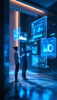 Free Future Data Interface Image - Holographic, Futuristic, Technology ...