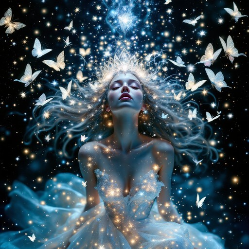 Free Celestial Butterfly Princess Image - Ethereal, Celestial, Magical ...