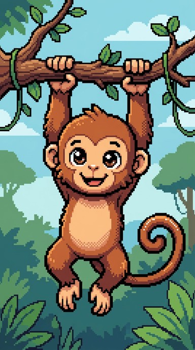 Free Barcelona Monkey Celebrates Image - Pixel, Monkey, Barcelona ...