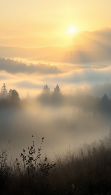 Free Misty Morning Light Image - Sunrise, Fog, Mist | Download at StockCake