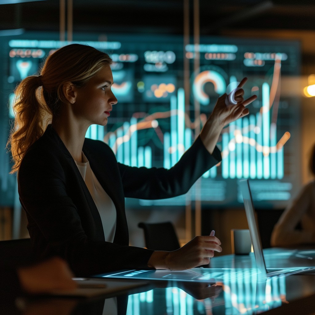 Explore Digital Data Free Analyzing Digital Data Image - Businesswoman, Technology ...
