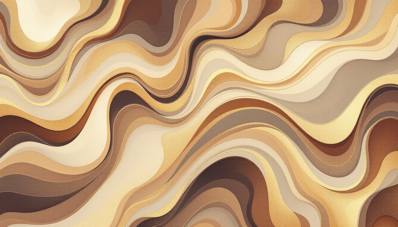 Free Flowing Caramel Waves Image - Abstract, Waves, Brown | Download at ...