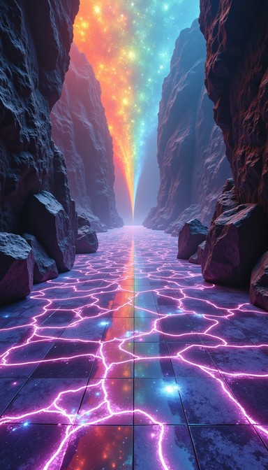 Free Cosmic Crystal Pathway Image - Magical, Crystal, Canyon | Download ...