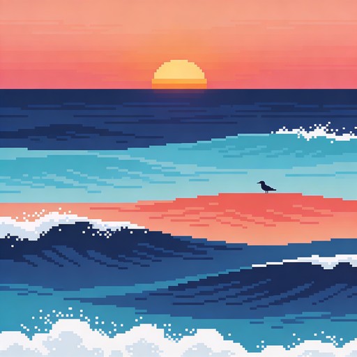 Free Pixel Ocean Sunset Image - Seascape, Sunset, Ocean | Download at ...