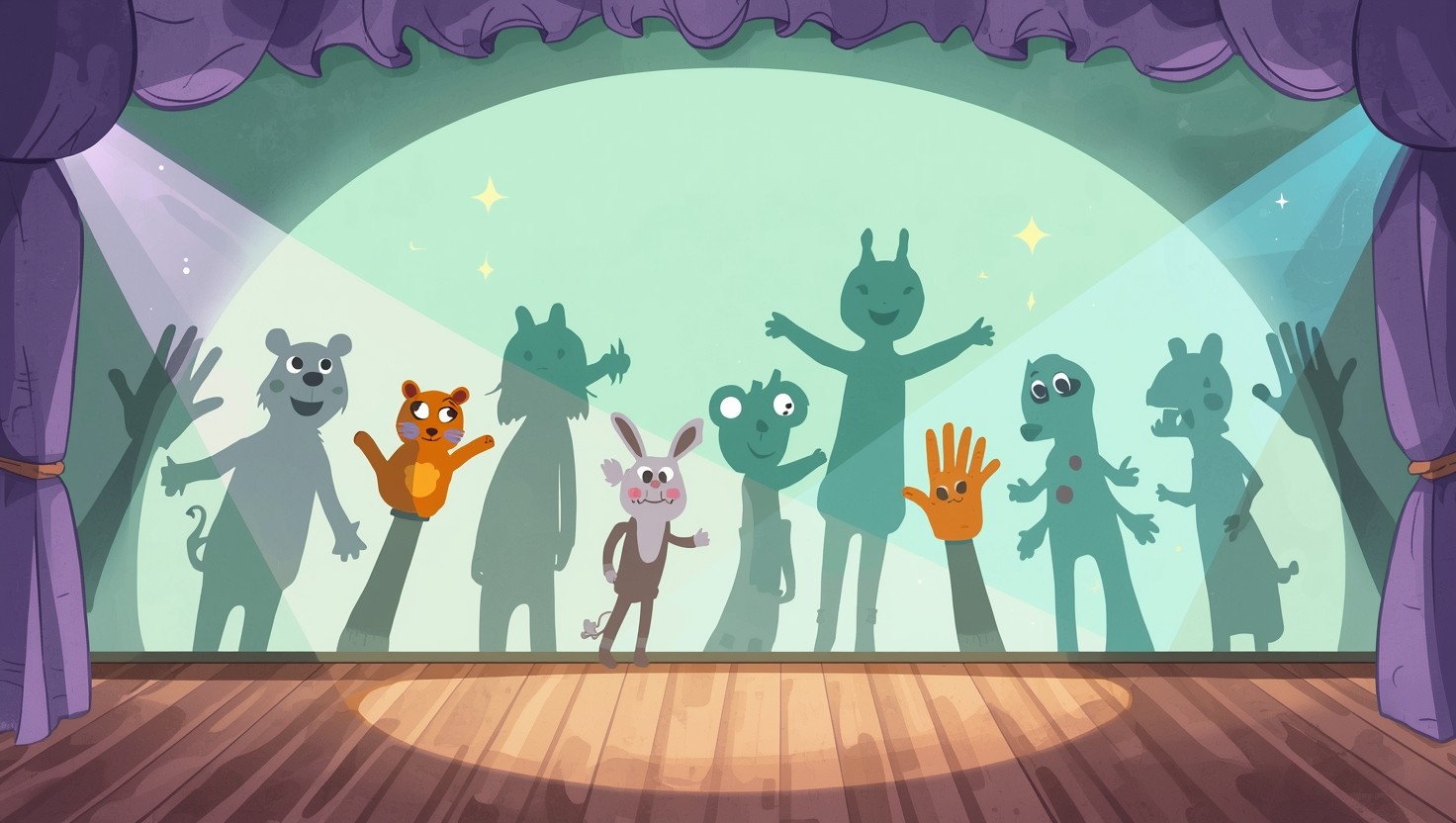Free Magical Shadow Theater Photo - Puppets, Silhouettes, Theater ...
