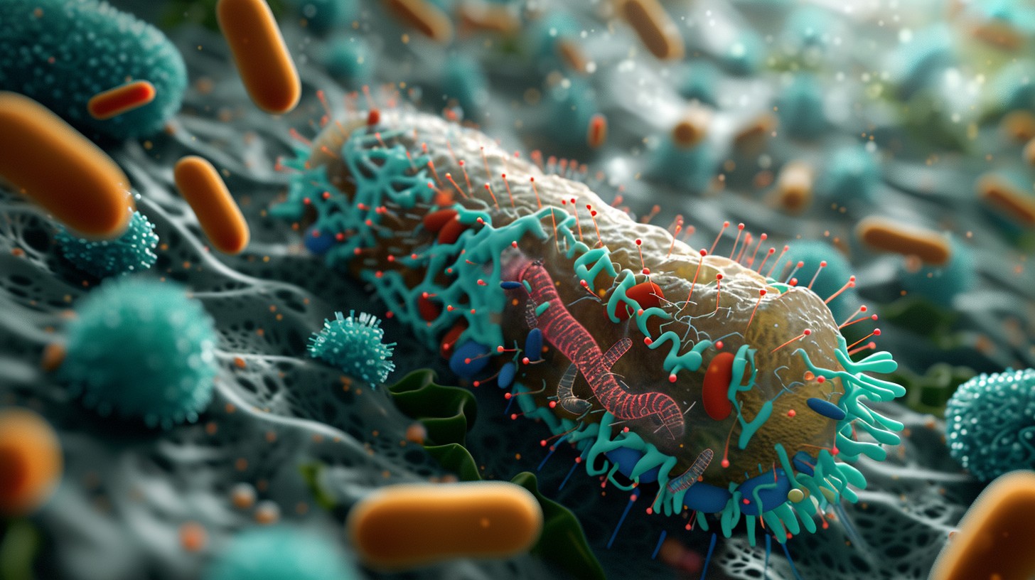 Free Microbial Ecosystem Visualized Photo Microbiology Ecosystem