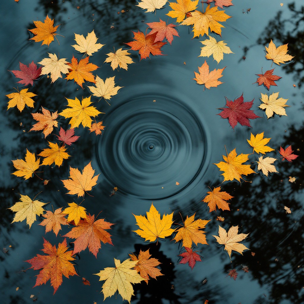 Free Floating Fall Foliage Image - Autumn, Fall, Leaves | Download at ...