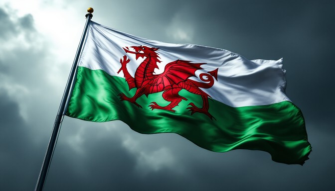 Free Welsh Dragon Soars Image - Welsh, Dragon, Flag | Download at StockCake