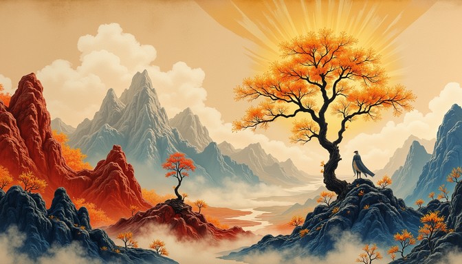 Free Transformative Nature Path Image - Mountains, Sunrise, Trees ...