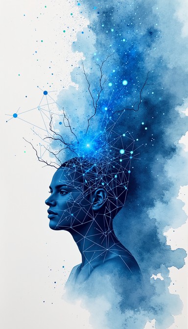 Finding Mind Free Digital Mind Emerging Image - Watercolor, Neural, Network ...