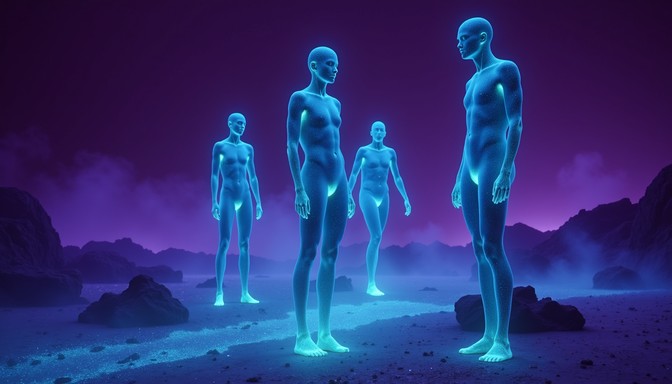 Free Luminous Ethereal Beings Image | Download at StockCake