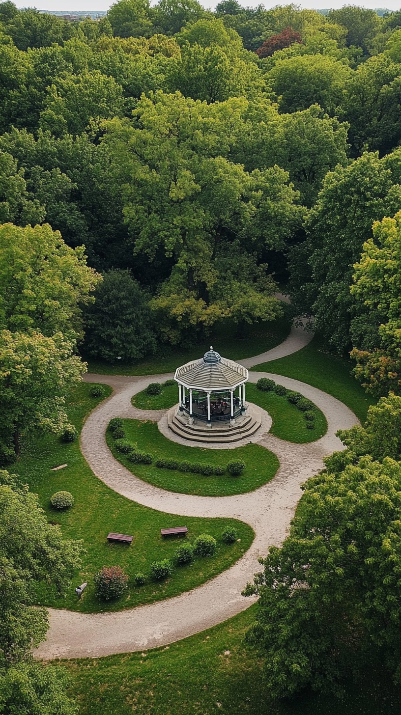 Free Gazebo in Park Photo - Gazebo, Park, Greenery | Download at StockCake