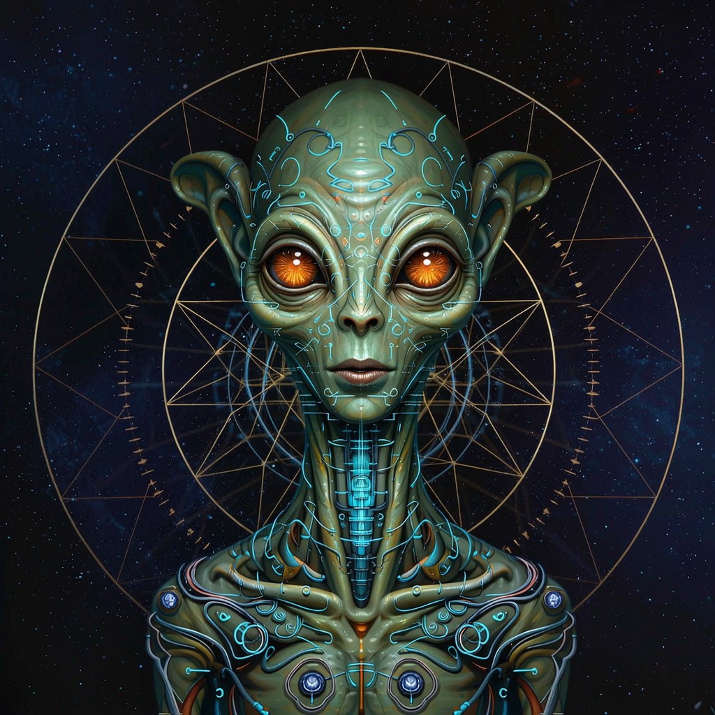 Minecraft Alien Entity Free Luminous Alien Entity Image - Alien, Extraterrestrial, Cosmic ...