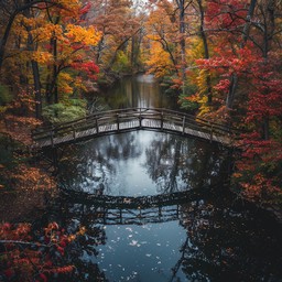 Free Autumn Bridge View Image - Autumn, Bridge, River | Download at ...