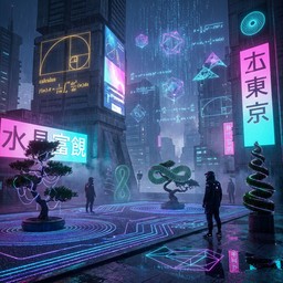 Free Cyberpunk Zen Garden Image - Cyberpunk, Neon, Futuristic ...