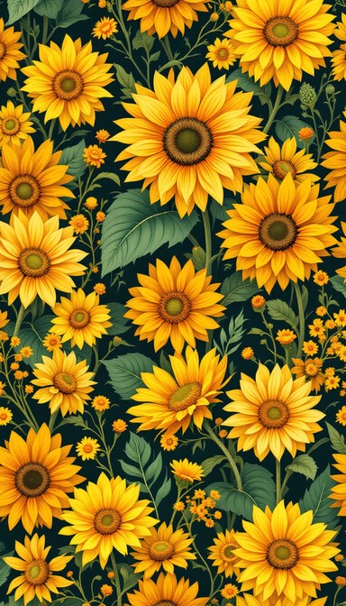 Free Sunset Floral Pattern Image - Botanical, Floral, Pattern ...